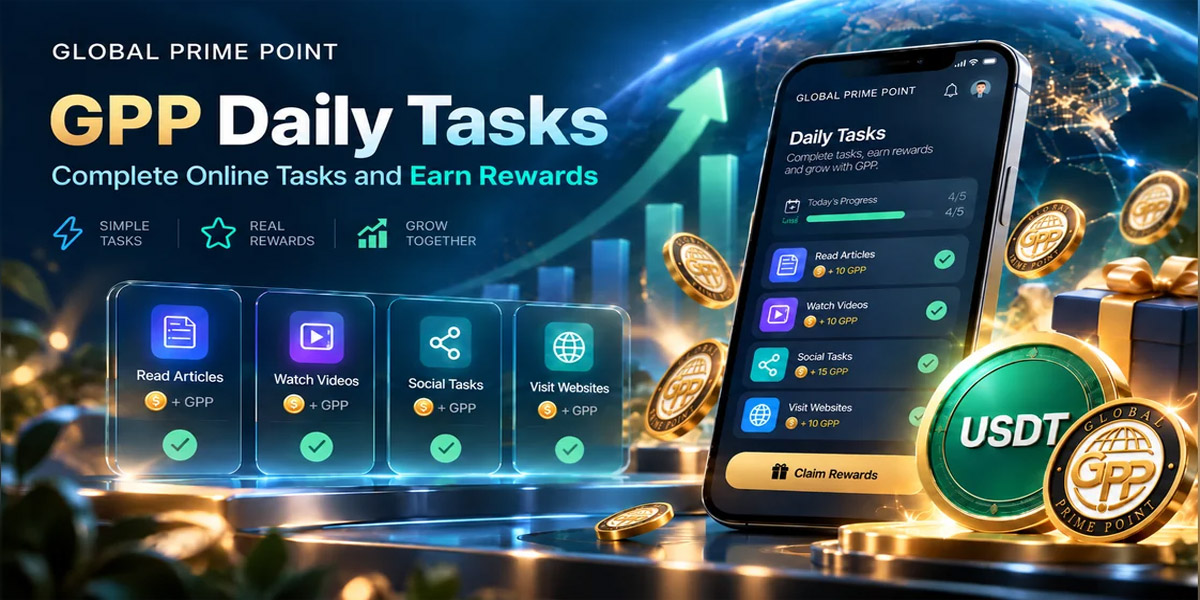 GPP Daily Tasks Are Now Live – Complete Activities and Earn USDT & GPP Rewards